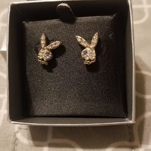 Playboy Bunny earrings